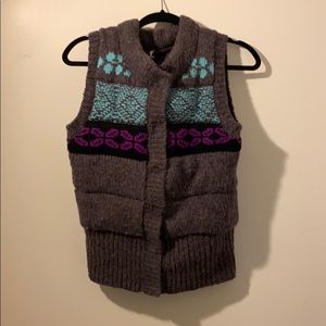 Free People wool-like vest